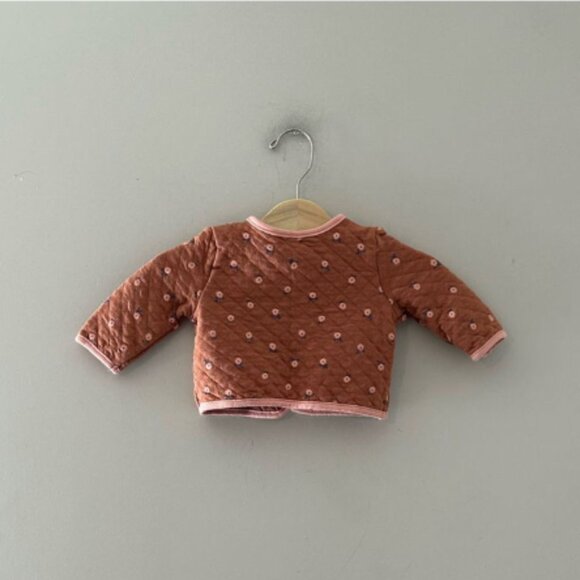 $8 Just One You quilted jacket floral 6M Jamie Kay easy‎ peasy zara carter's - Picture 2 of 3